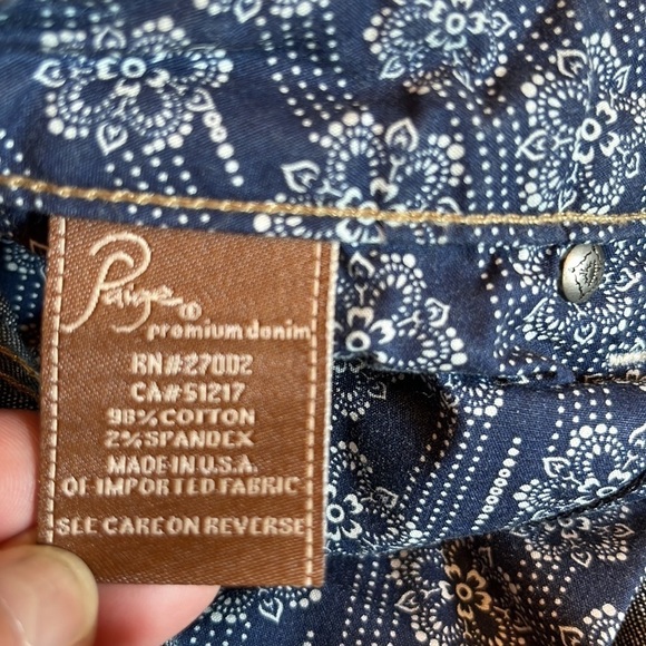 Paige Skyline Skinny Distressed Denim Jeans Women’s Size 29 - Picture 8 of 9